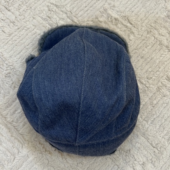 United Hatters, Cap, and Millinery Workers vintage denim trapper hat, X-Large - Picture 7 of 16